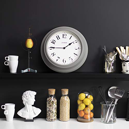 Jones Clocks® Large Wall Clock - The Cocktail Clock - Classic Design ...